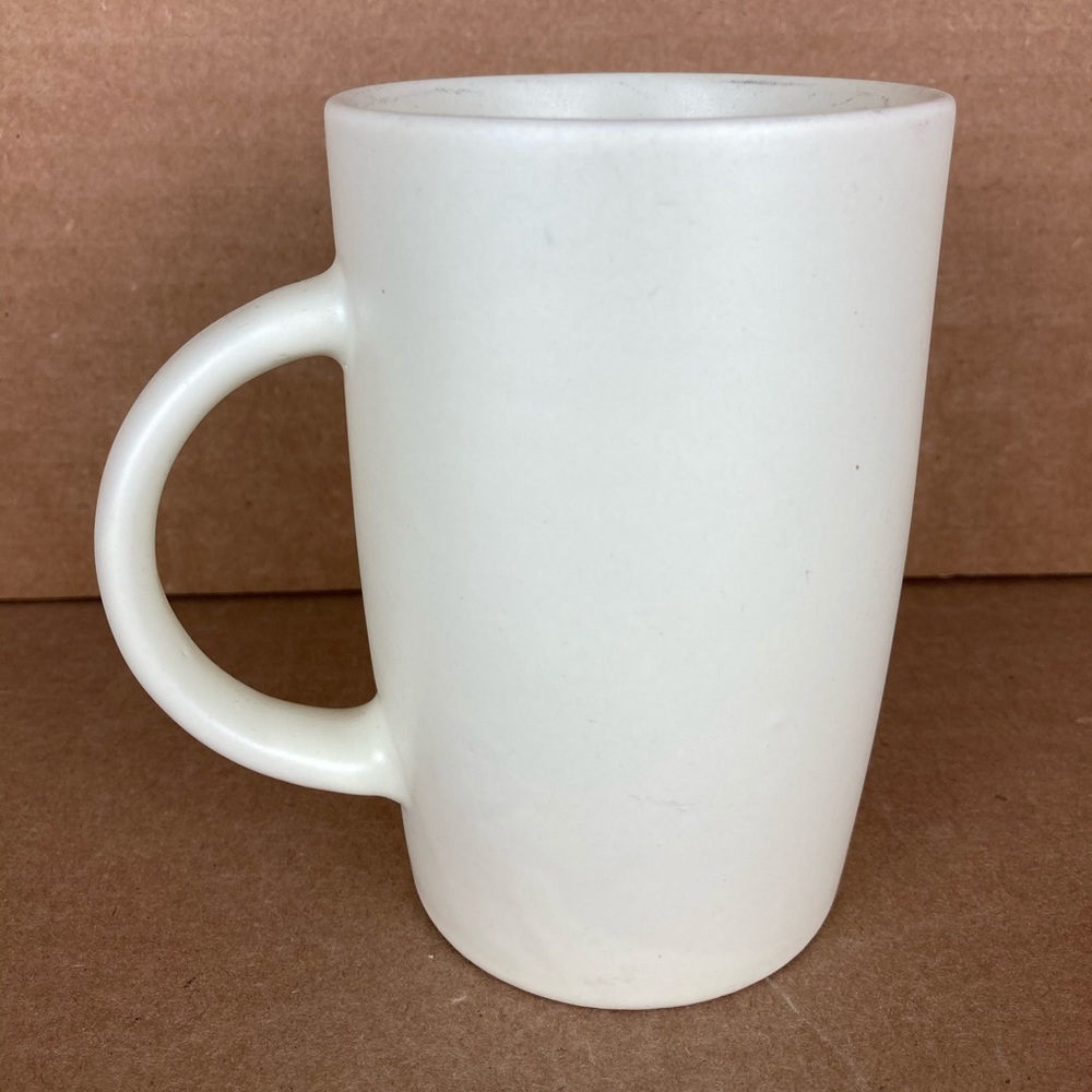 2011 Starbucks 11.8oz Stone Colored Coffee Mug Cup